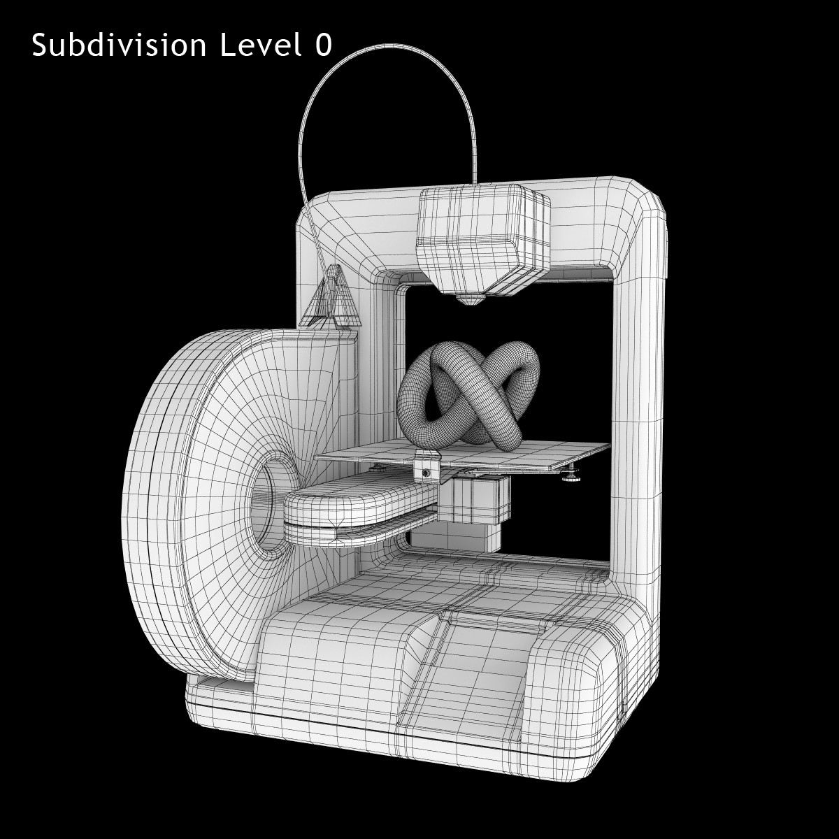 3d принтер куб чертеж